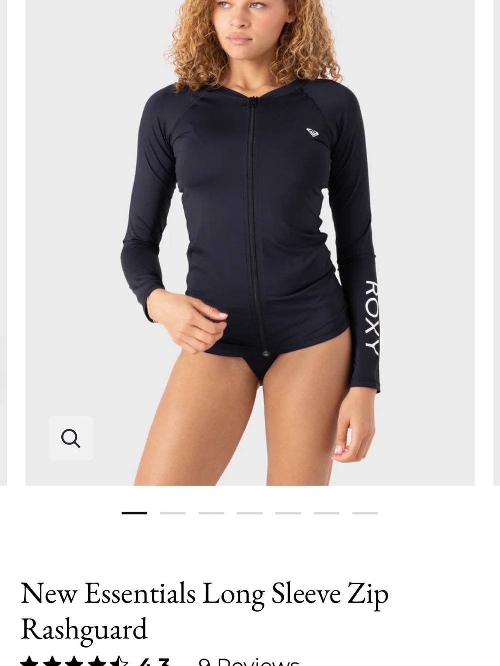 Girls Roxy Long sleeve Rashguard - Picture 4 of 4